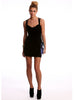 Criss Cross Velvet Dress