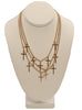 Cross My Heart Necklace Gold