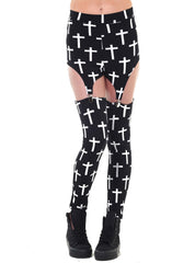 Crossed Suspender Leggings - project354